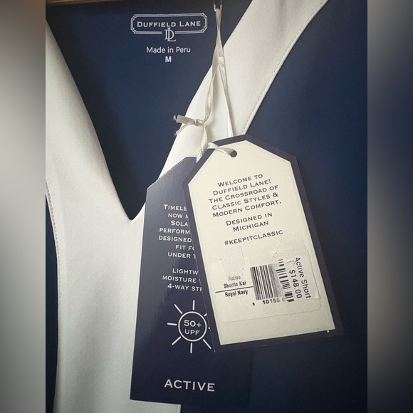 Duffield Lane THE ACTIVE SHORTIE KAI IN ROYAL NAVY NWT - Picture 6 of 7